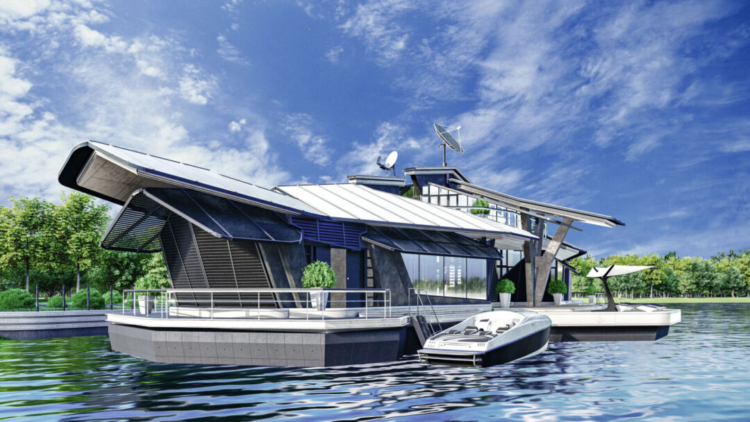 City, Country: Cyber House Boat merges style and sustainability