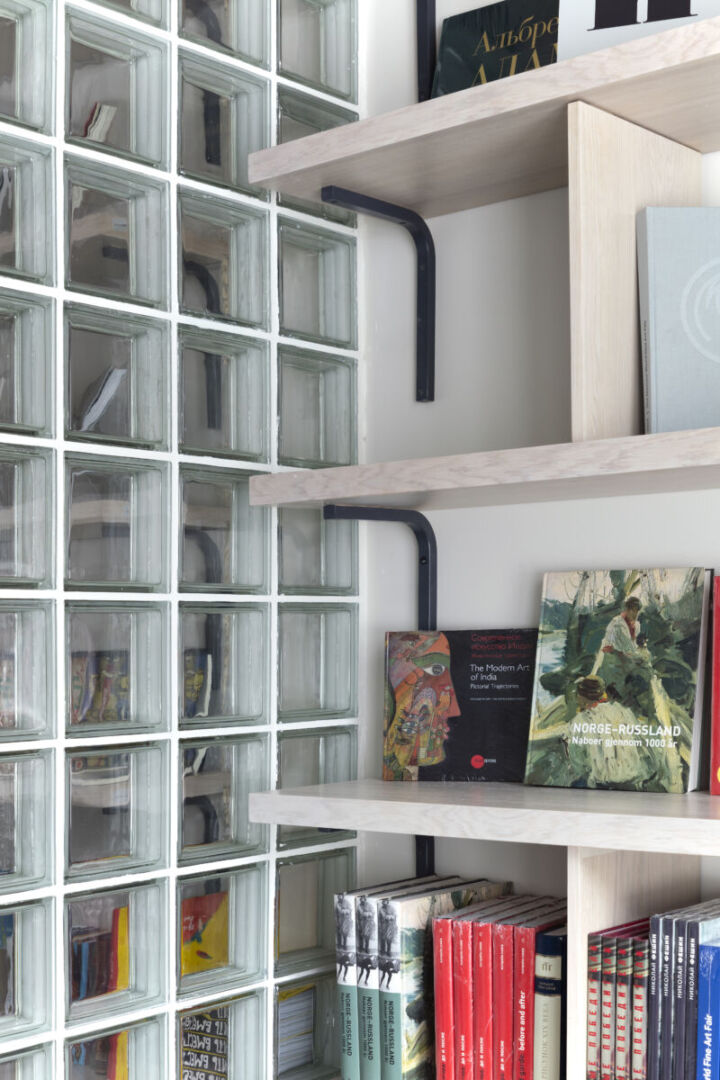 Innovative design combining old and new architectural styles.