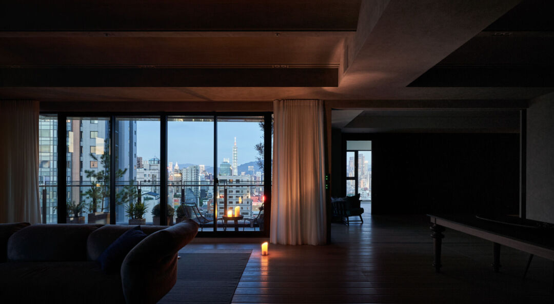Elegant facade of Serenity in the City project.