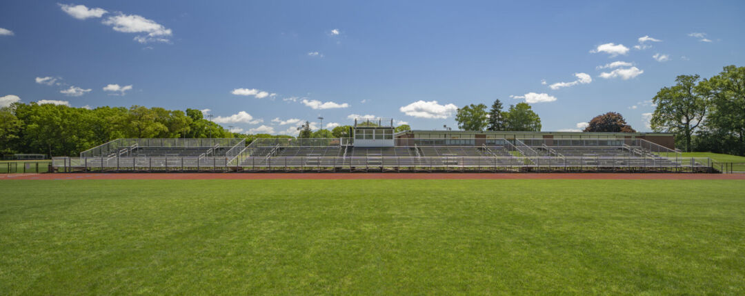 State-of-the-art track at Midland Park High School.