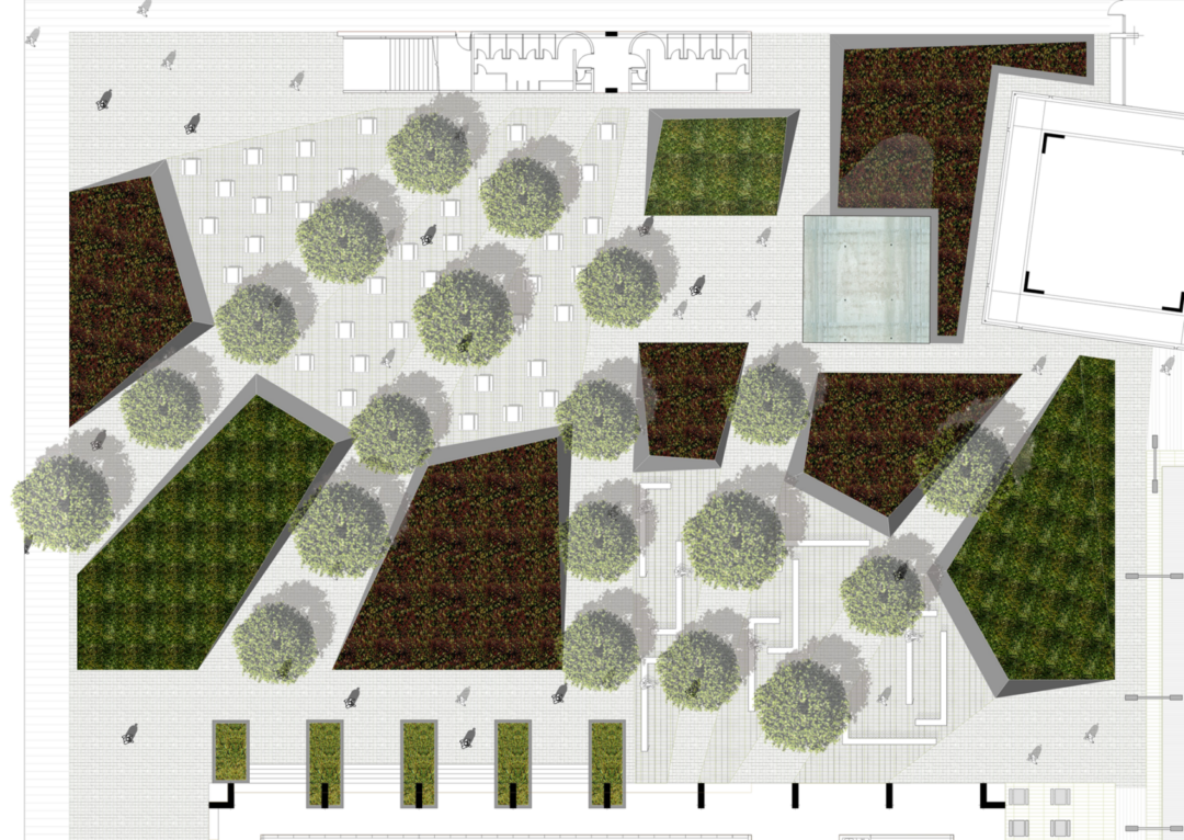 A green core fosters social gatherings and enriches student experience. A green core fosters social gatherings and enriches student experience.