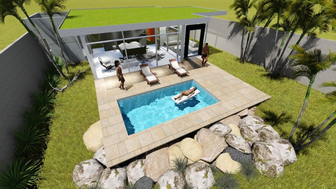 Seamless connection between indoor and outdoor spaces. Seamless connection between indoor and outdoor spaces.