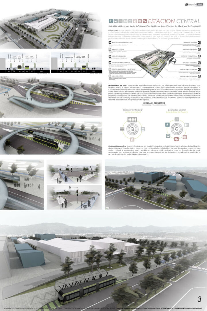 Modern architecture of Quetzaltenango’s cultural center. Modern architecture of Quetzaltenango