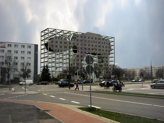 Artistic transformations to breathe life into Halle-Neustadt. Artistic transformations to breathe life into Halle-Neustadt.