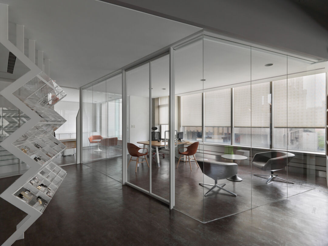 Conference room designed for enhanced collaboration and creativity.