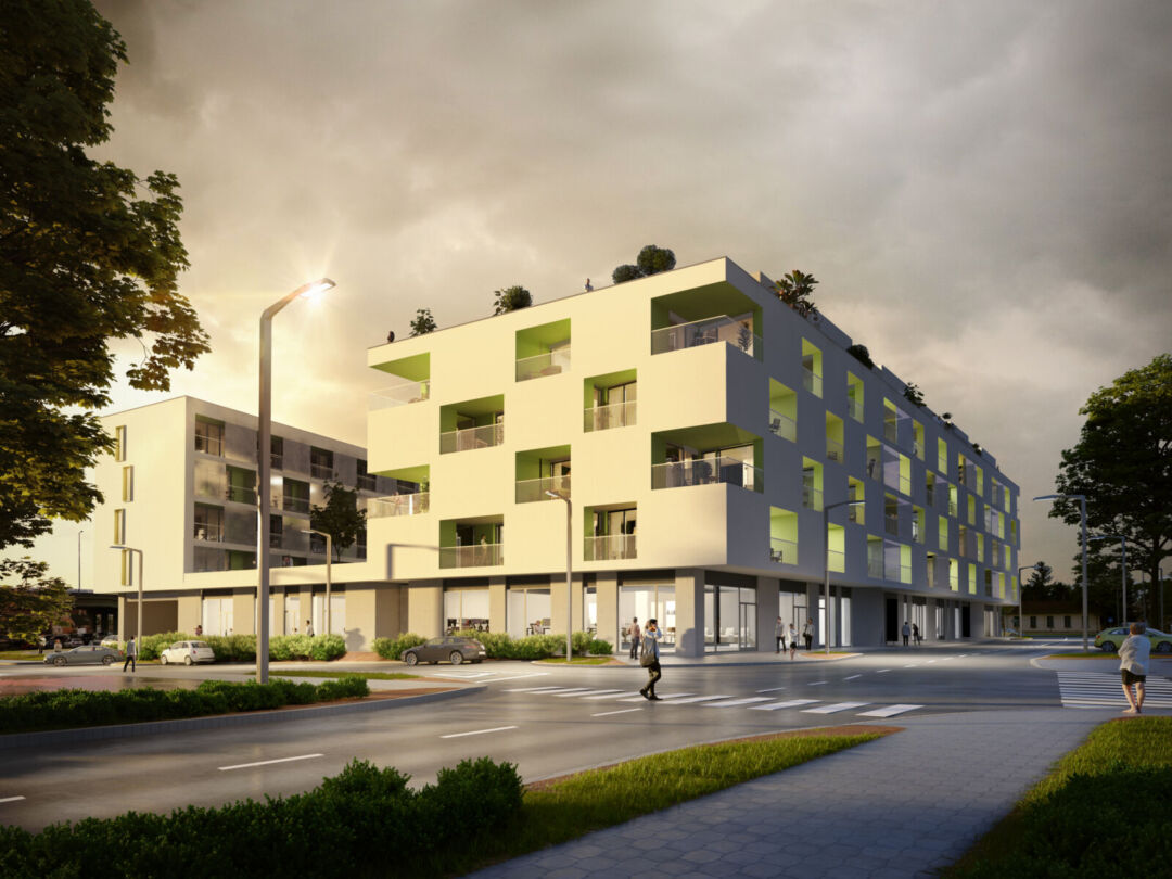 Innovative design featuring fiber cement and plaster. Innovative design featuring fiber cement and plaster.