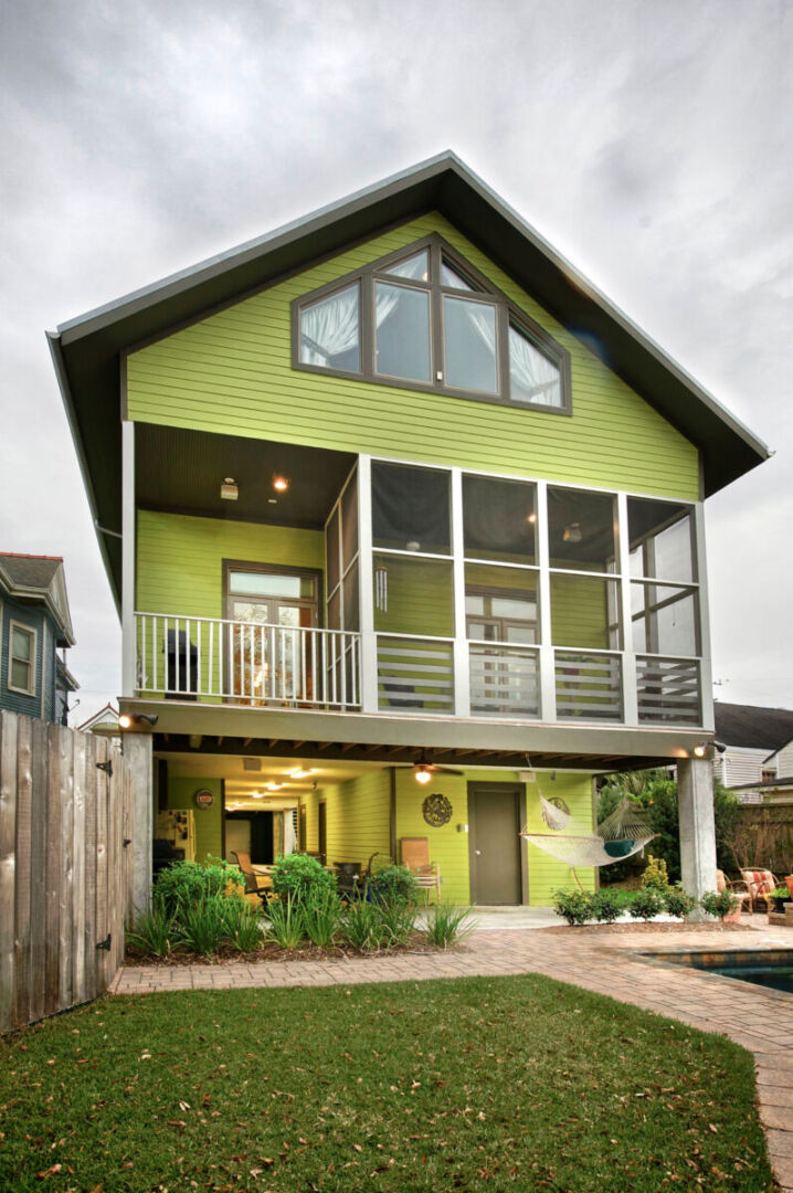 Sustainable design principles in New Orleans architecture.