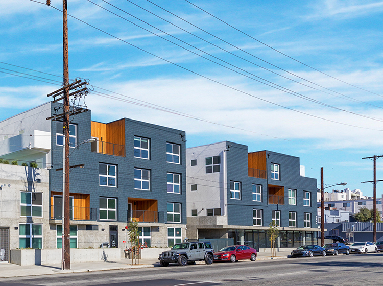 Vibrant neighborhood surrounding Perch Apartments.