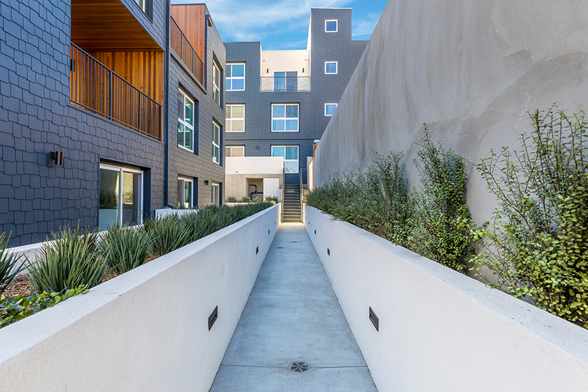 Exterior view of Perch Apartments in Boise, Idaho.