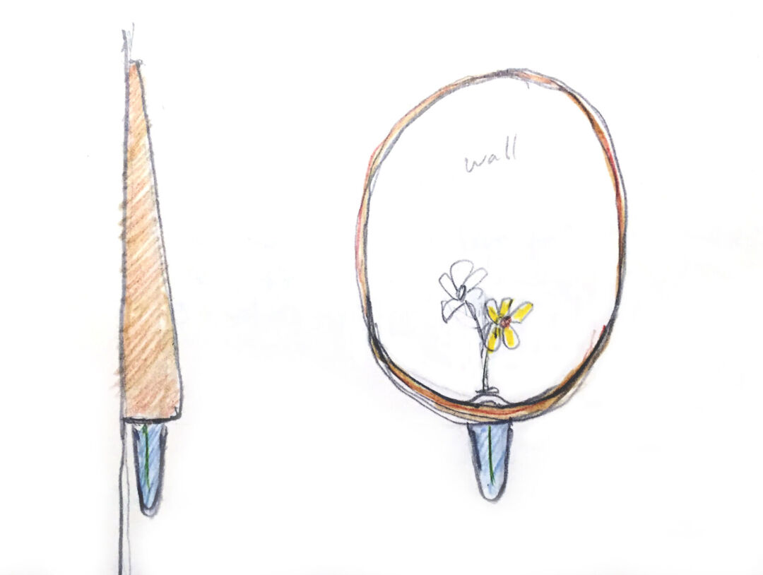 A unique flower holder celebrating emotional narratives. A unique flower holder celebrating emotional narratives.