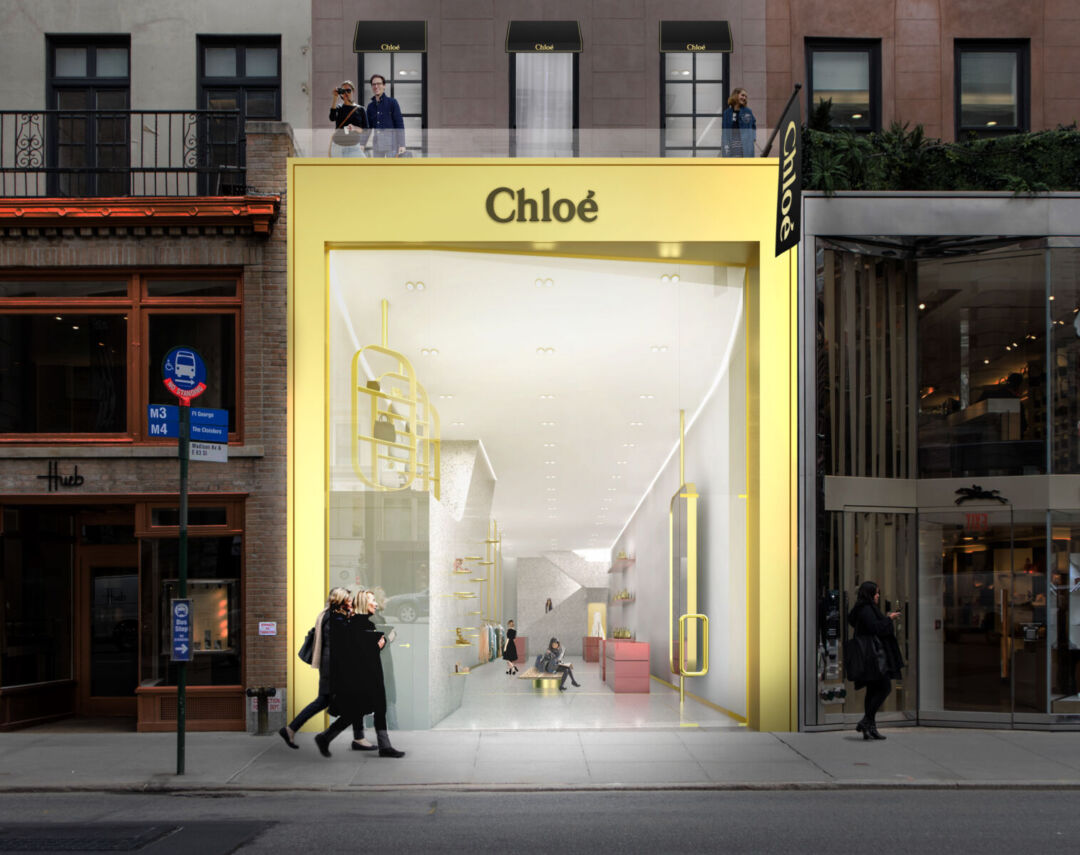 Transformative design enhances visibility for high-end retail. Transformative design enhances visibility for high-end retail.