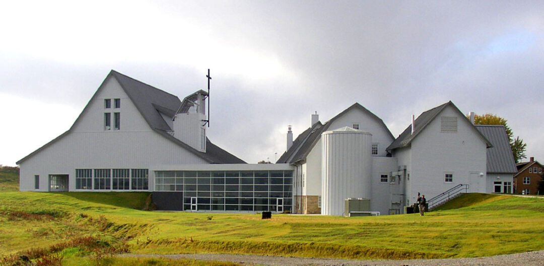 Historic barn transformed into a welcoming fellowship hall.