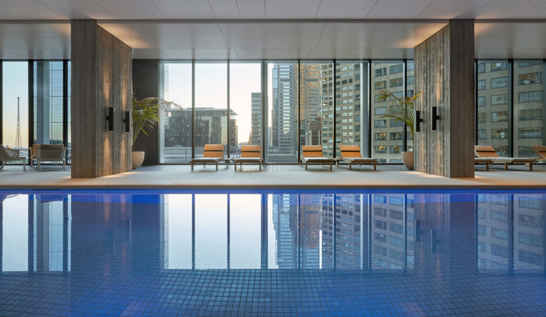 Spacious interior of a luxurious apartment at 35 Spring Street. Spacious interior of a luxurious apartment at 35 Spring Street.