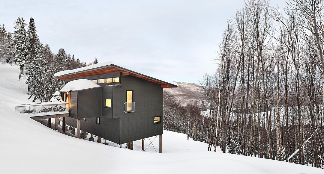 Energy-efficient design of the Laurentian Ski Chalet. Energy-efficient design of the Laurentian Ski Chalet.