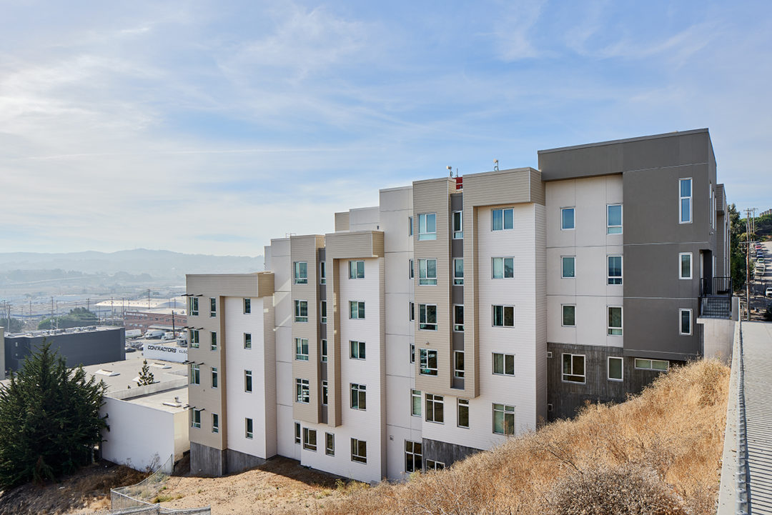 Innovative mixed-use housing at Rebuild Potrero. Innovative mixed-use housing at Rebuild Potrero.