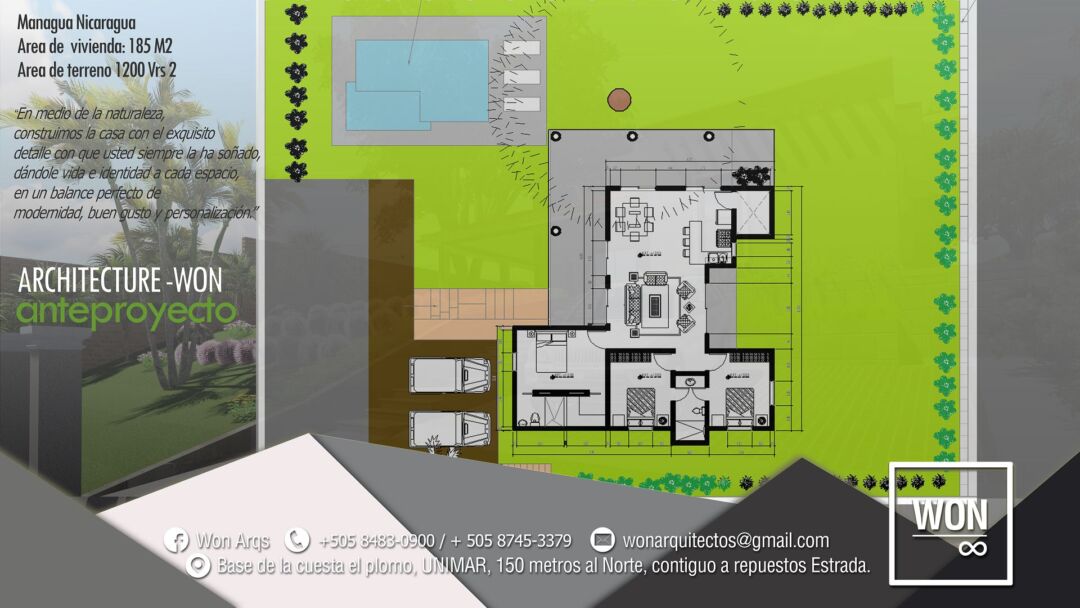 Modern design harmonizing with nature at Residencia Campestre. Modern design harmonizing with nature at Residencia Campestre.