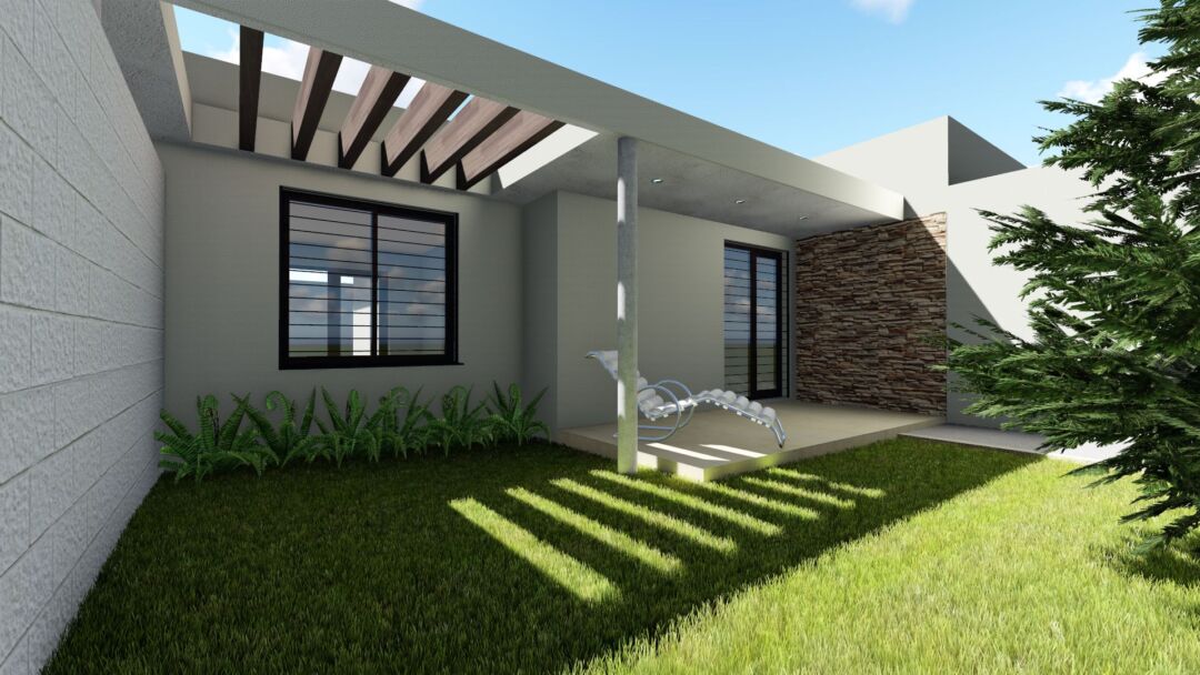 Bright interiors with expansive windows inviting natural light.