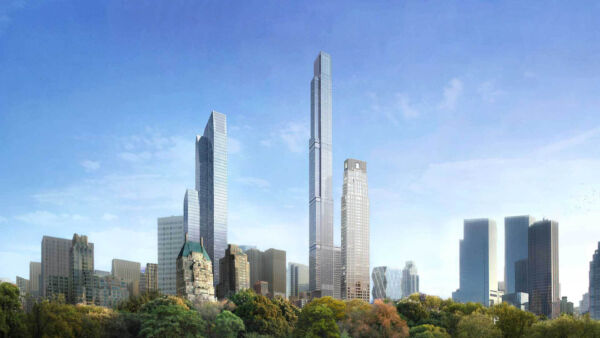 Elegant living spaces in Extel Central Park Tower, New York